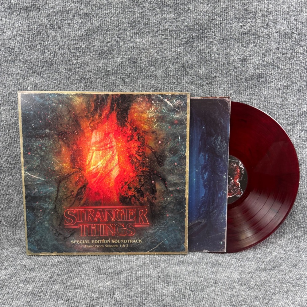 Stranger Things Special Edition Soundtrack‎ Seasons 1 & 2 Red Marble Vinyl 2LP